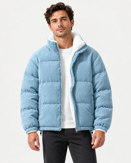 Winston – Sherpa-Lined Corduroy Puffer Jacket