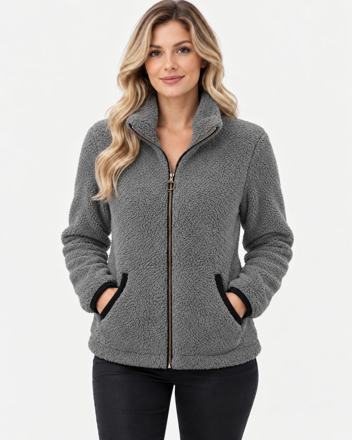 Florence – Cosy Zip-Up Fleece Jacket