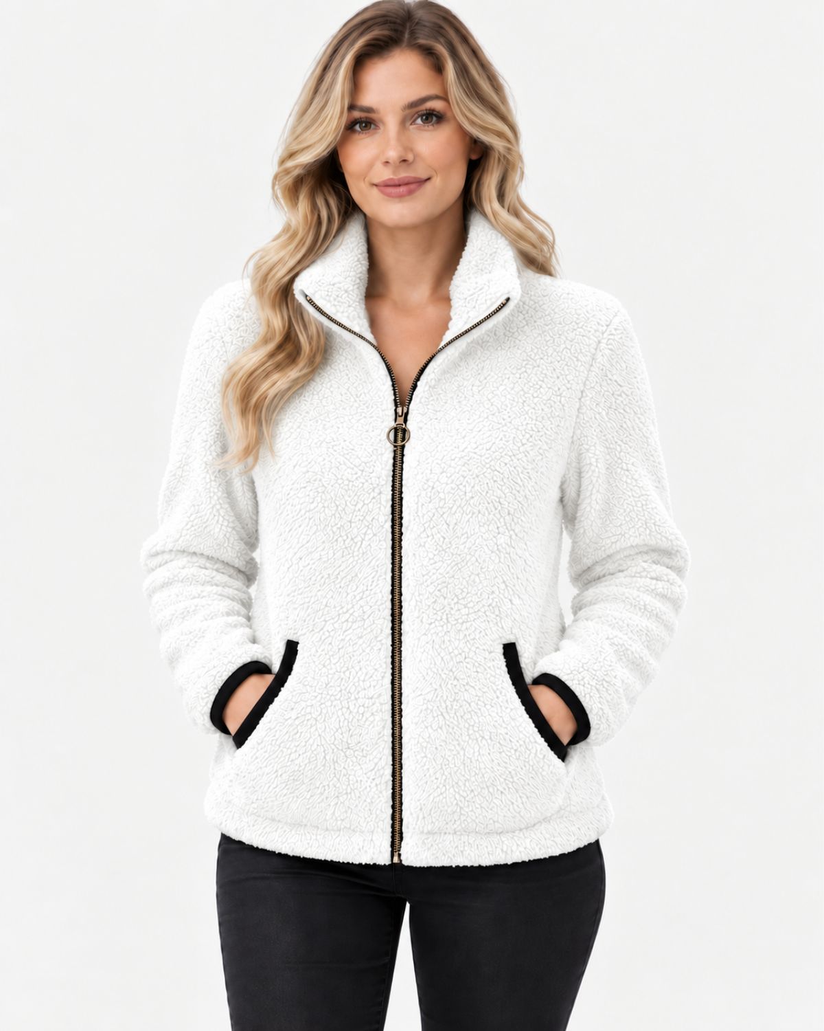 Florence – Cosy Zip-Up Fleece Jacket