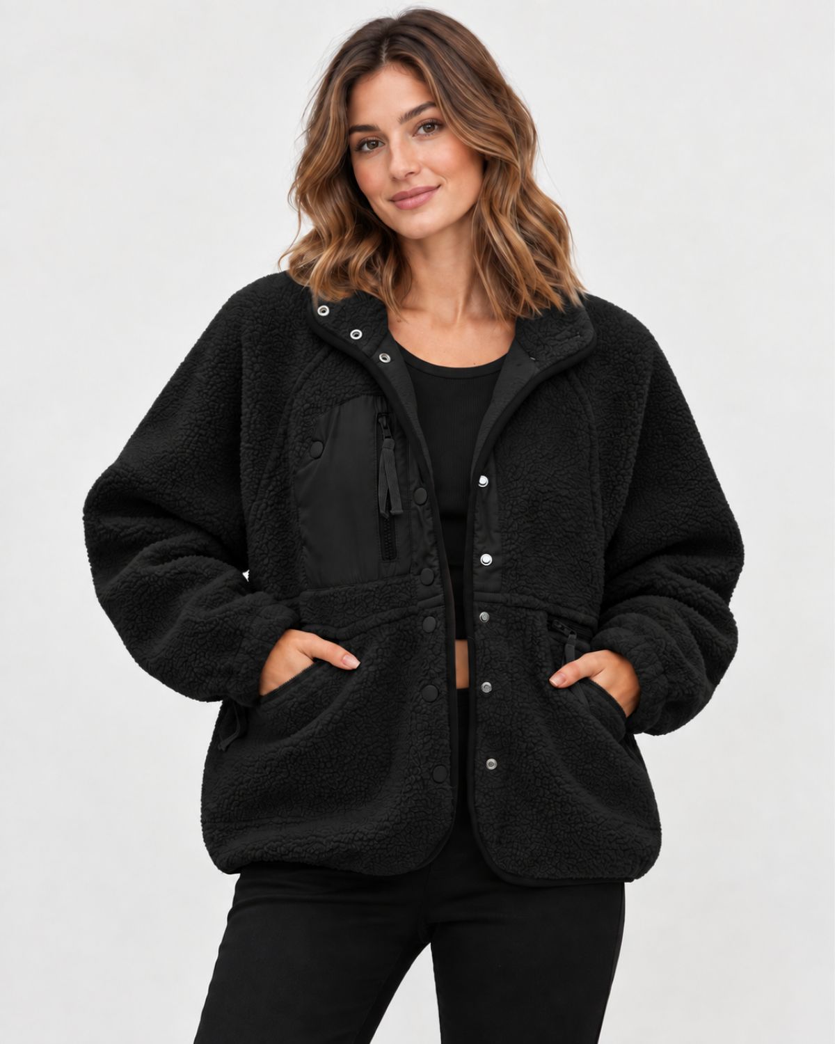 Sienna – Relaxed Fleece Jacket