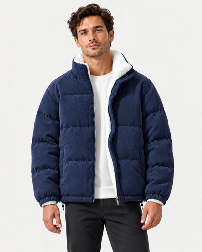Winston – Sherpa-Lined Corduroy Puffer Jacket