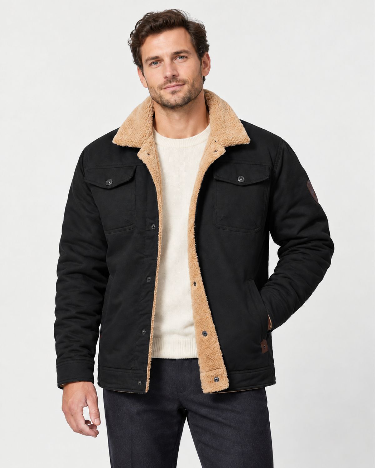 Bennett – Fleece-Lined Utility Jacket