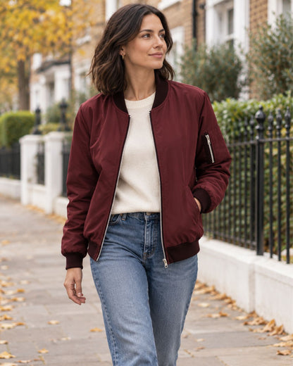 Mia – Lightweight Casual Bomber Jacket