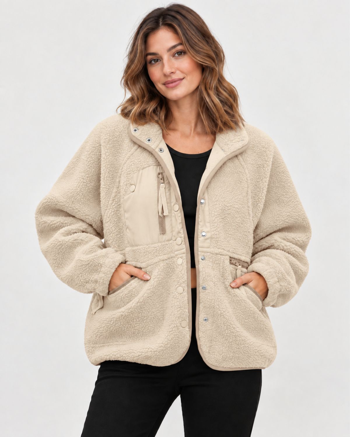 Sienna – Relaxed Fleece Jacket