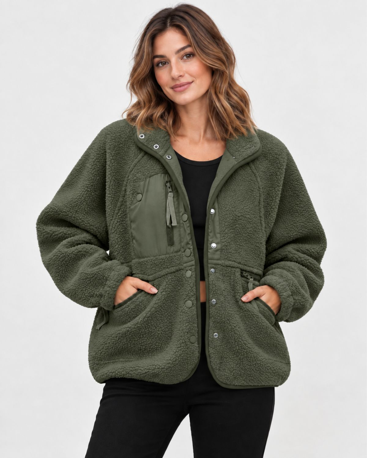 Sienna – Relaxed Fleece Jacket